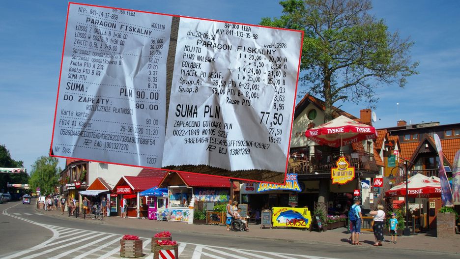 Turystka pokazała paragon. Tanie jedzenie w nadmorskim kurorcie