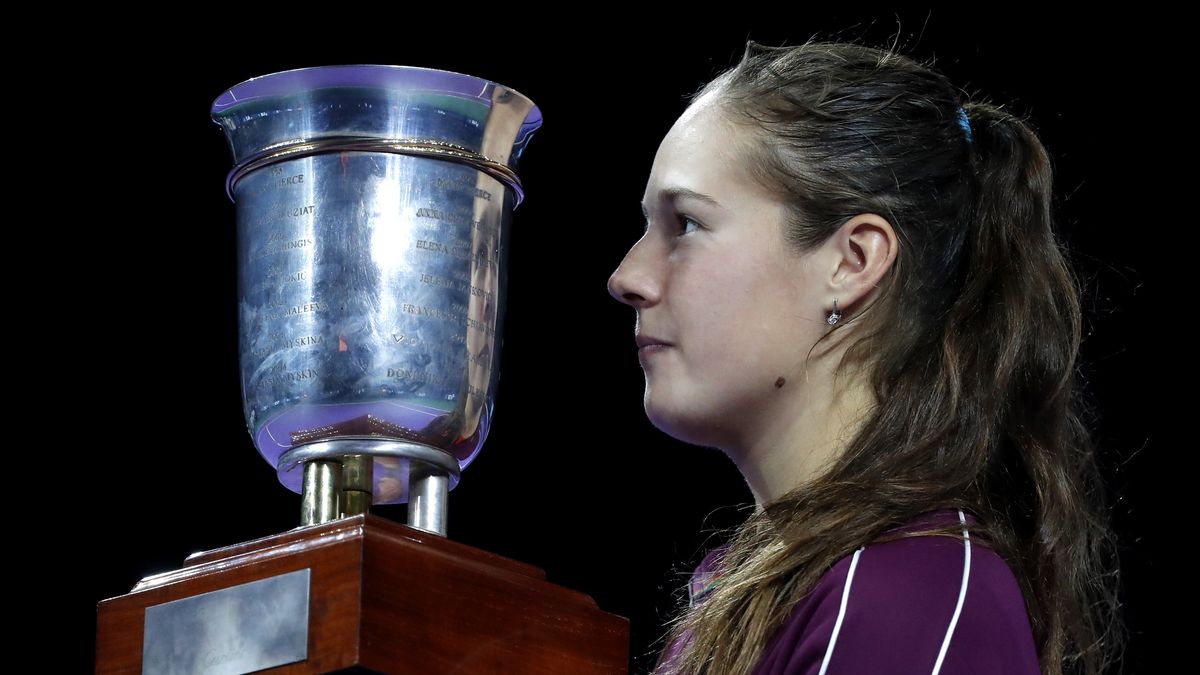 PAP/EPA / SERGEI ILNITSKY / Na zdjęciu: Daria Kasatkina, mistrzyni Kremlin Cup 2018