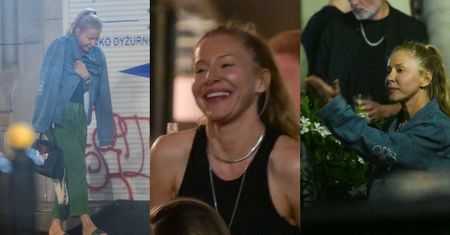 Rozrywkowa Katarzyna Warnke imprezuje nocą na "Zbawiksie": dużo śmiechu, przytulasy i szampański nastrój (ZDJĘCIA)