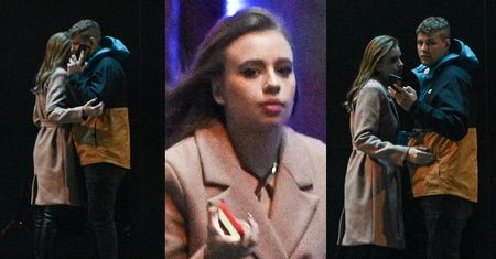 Oliwia Bieniuk "spoufala się" z... bratem Wiktorii Gąsiewskiej przed warszawskim klubem (ZDJĘCIA)