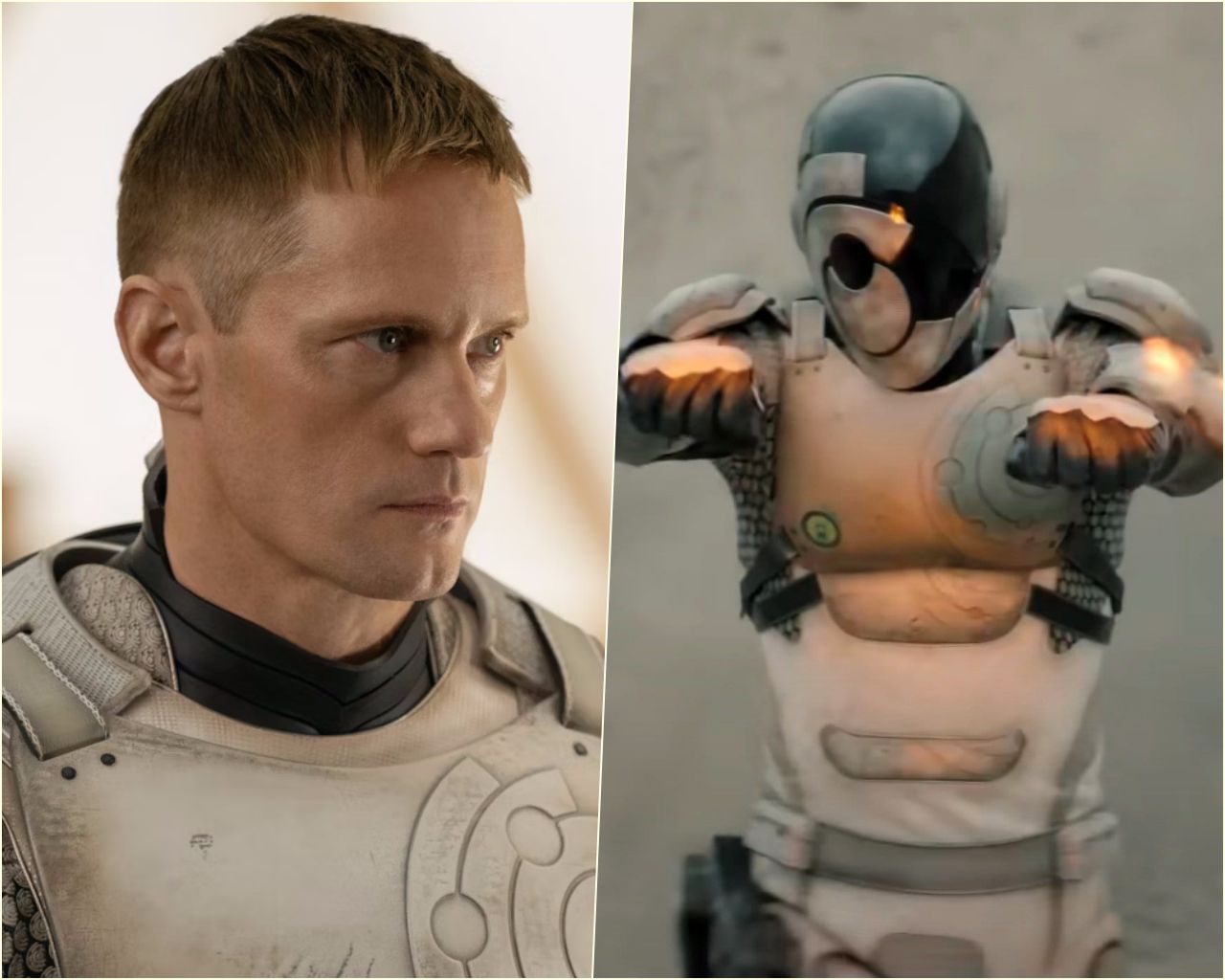 Alexander Skarsgard w roli jednstki obronnej, albo Mordbota, jak