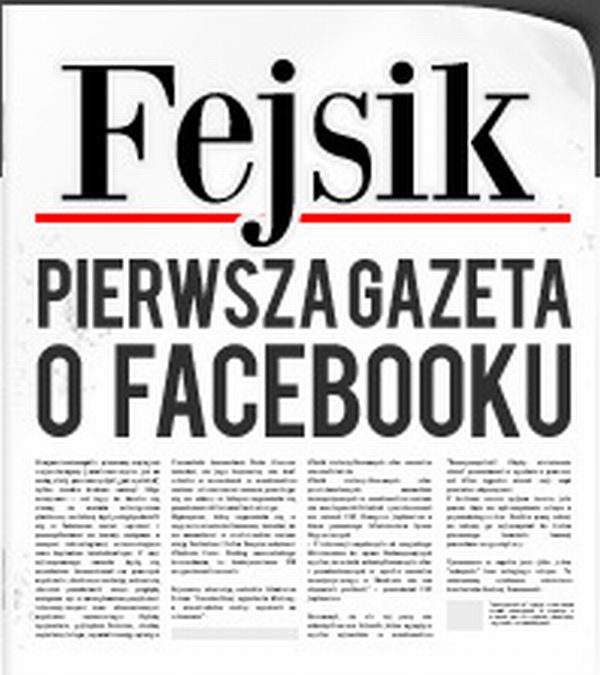 „Fejsik” czyli nowy „pudelek” o Facebooku 1
