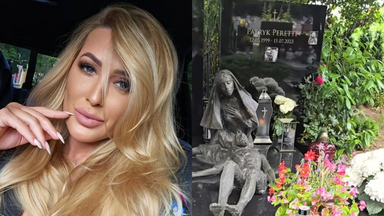 Sylwia Peretti znalazła list na grobie syna