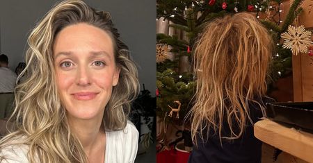 U Żebrowskich świąteczny cud: Aleksandra uczesała córkę