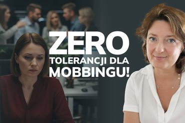 Kasia Matyjewicz w akcji "Zero tolerancji dla mobbingu!"