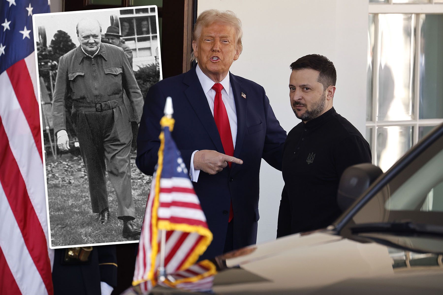 Churchill w Białym Domu