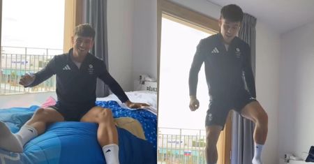 Sportowiec przetestował kartonowe łóżka w wiosce olimpijskiej. Zaskakujące rezultaty (WIDEO)