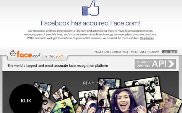 Facebook przejął Face.com. Zapłacił mniej niż za Instagram