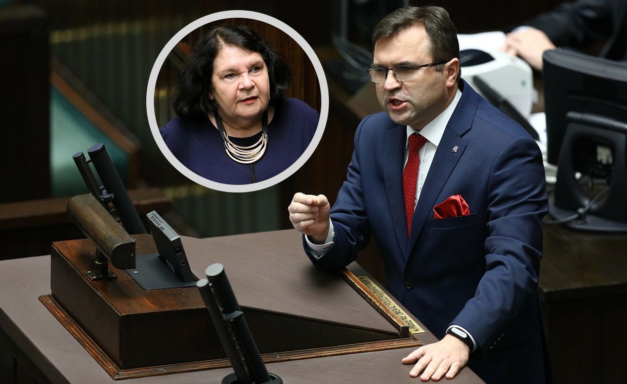 Anna Sobecka i Zbigniew Girzyński