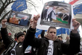 Demonstracje na Białorusi. "Niech żyje Białoruś"