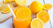 Świeży sok pomarańczowy