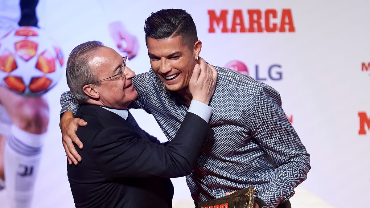 Zdjęcie okładkowe artykułu: Getty Images / Borja B. Hojas/WireImage / Na zdjęciu: Florentino Perez i Cristiano Ronaldo