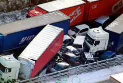 Śnieżyce w Czechach. W karambolu zderzyło się 36 samochodów