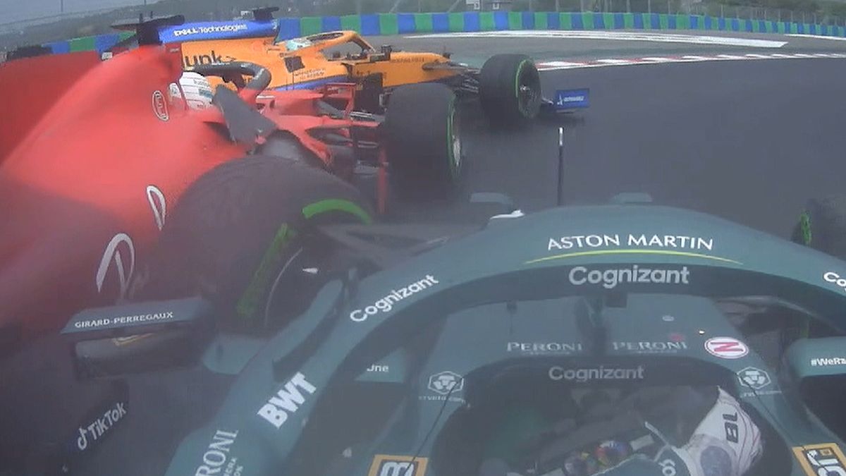 Twitter / Formula 1 / Na zdjęciu: wypadek Charlesa Leclerca i Lance'a Strolla