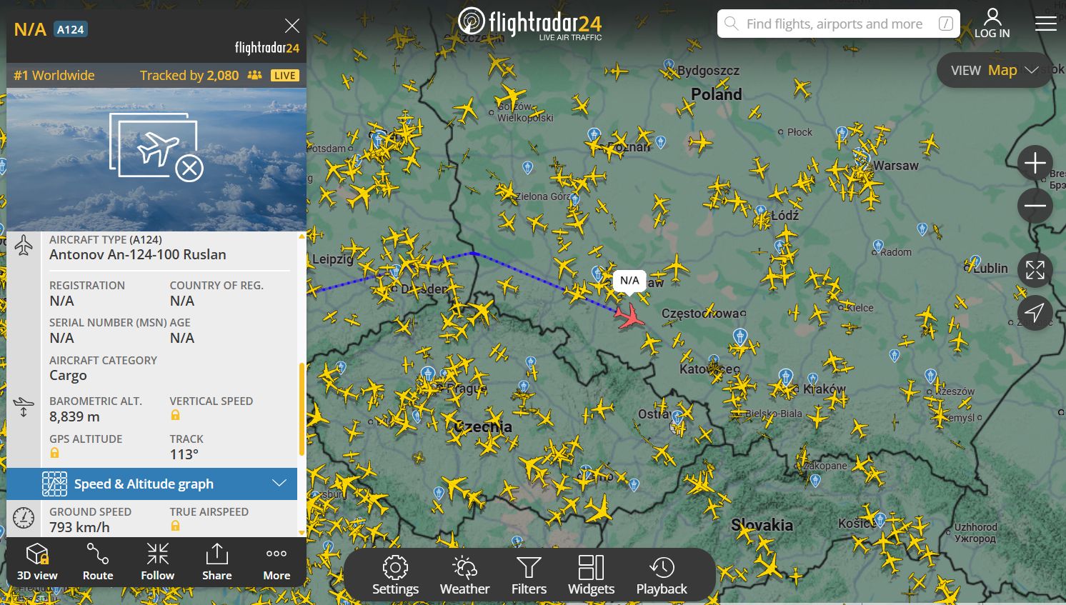 Lot Antonova An-124