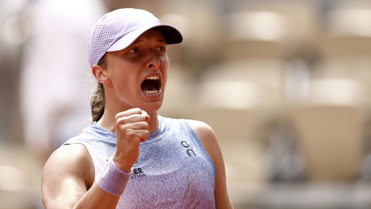 PAP/EPA / Yoan Valat / Iga Świątek