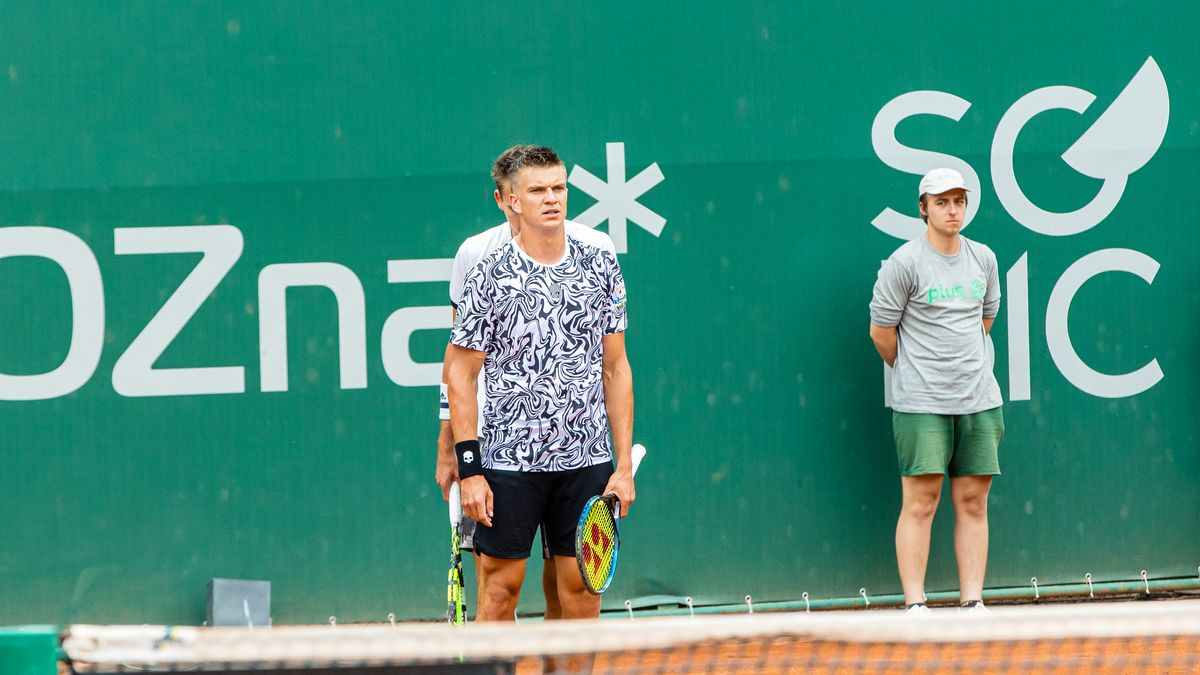 Materiały prasowe / Paweł Rychter / Enea Poznan Open / Karol Drzewiecki i Petr Nouza w Challengerze w Poznaniu