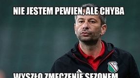 "Chyba wyszło zmęczenie sezonem". Internauci kpią z porażki Legii Warszawa w el. LM
