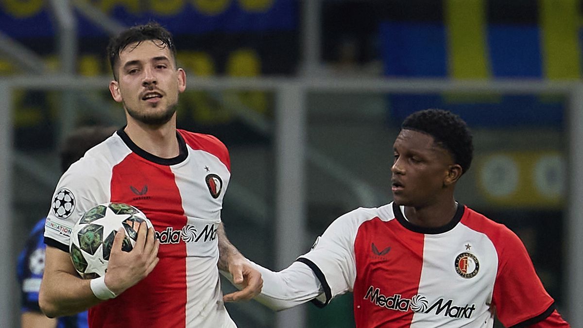 Getty Images / Emmanuele Ciancaglini/Ciancaphoto Studio / Na zdjęciu: Jakub Moder w barwach Feyenoordu