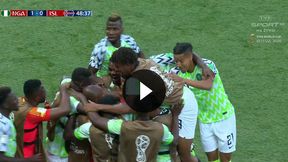 Mundial 2018. Nigeria - Islandia 1:0: gol Ahmeda Musy (TVP Sport)