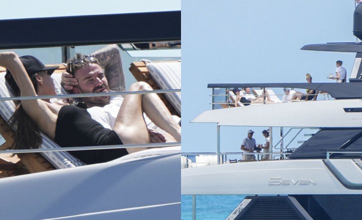 Beckhamowie wypoczywają na jachcie