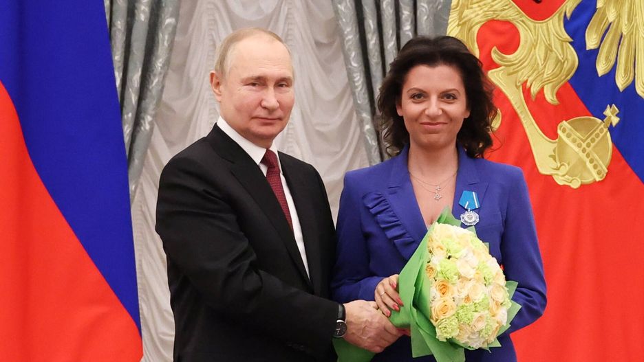 Władimir Putin i Margarita Simonjan