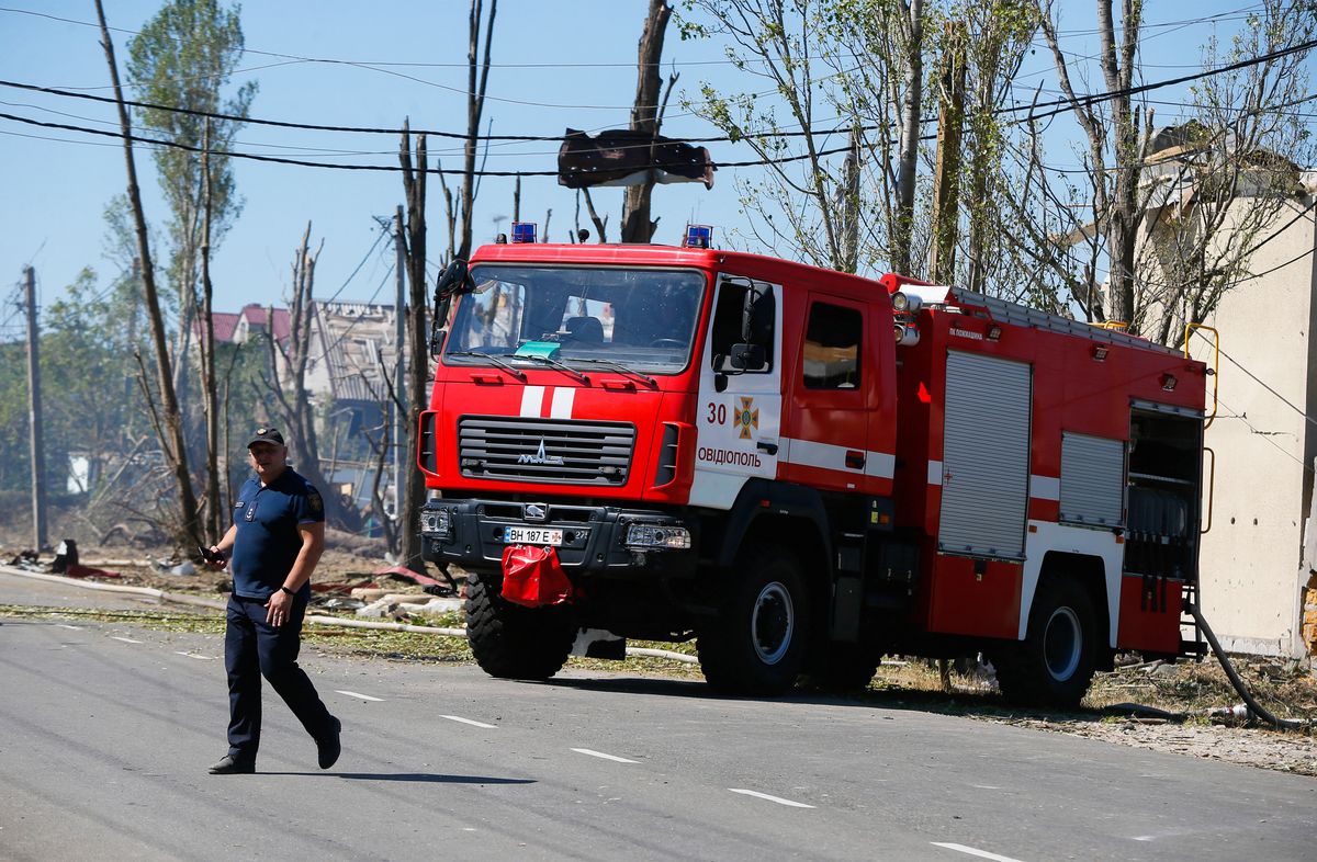 Російські війська завдають ракетні удари по українських містах (Photo by Pavlo Gonchar/SOPA Images/LightRocket via Getty Images)