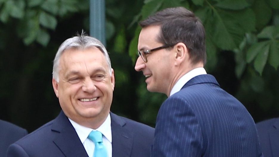 Morawiecki za Orbanem. "Sprawa oczywista"