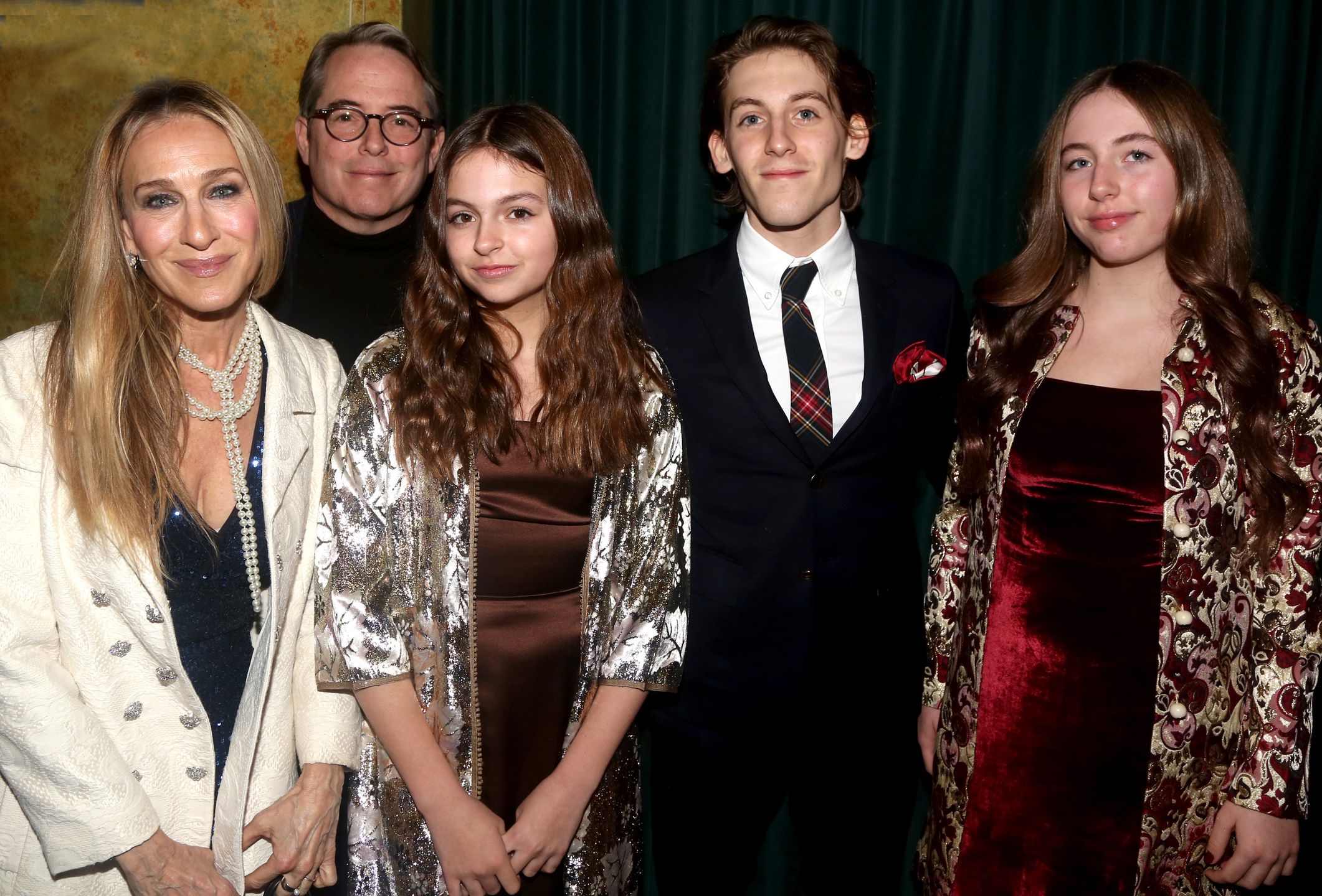 Matthew Broderick i Sarah Jessica z dziećmi na broadwayowskiej premierze