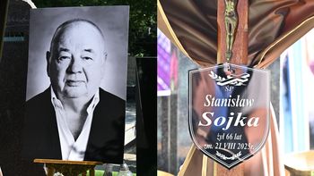 Na pogrzebie Soyki odczytano wzruszającą przemowę żony. "Zawsze szanowałam, że Twoja pierwsza żona i dzieci były w Twoim sercu"
