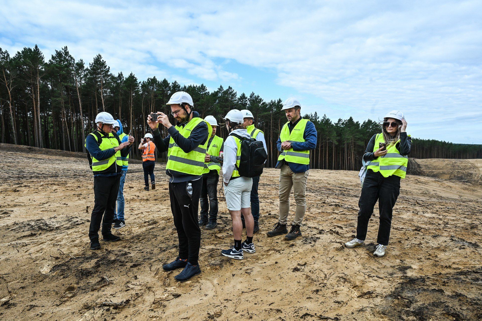 Budowa drogi S10 - zdjęcia z czerwca 2025