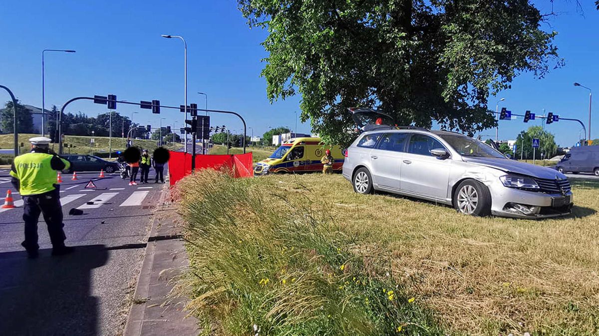 Bydgoszcz. Kierowca wjechał w ludzi na chodniku