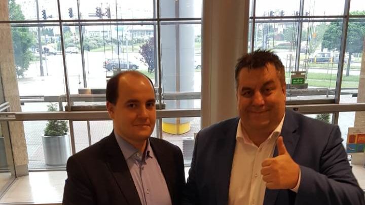 Mariusz Patrowicz z synem Damianem Patrowiczem