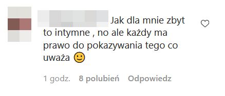 Komentarz na profilu Idy Nowakowskiej 