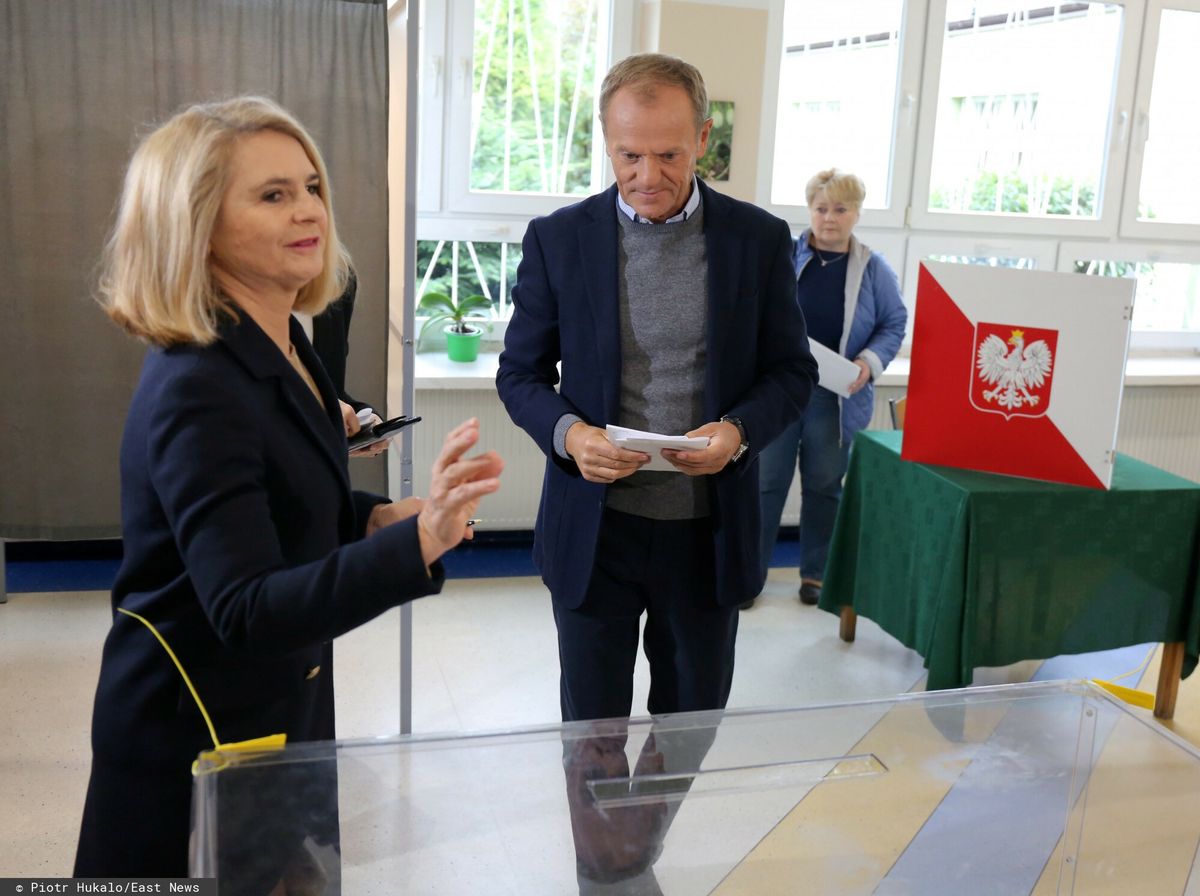 Donald Tusk z żoną Małgorzatą 