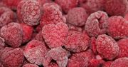 Mrożone maliny z dodatkiem cukru