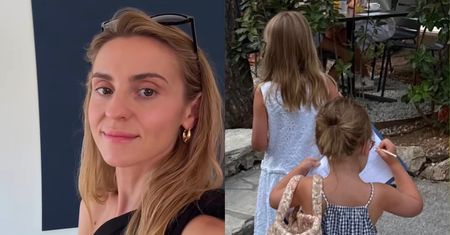 Kasia Tusk wybrała się Z CÓRKAMI do francuskiej galerii sztuki. Lilianna i Maria rosną jak na drożdżach! (FOTO)