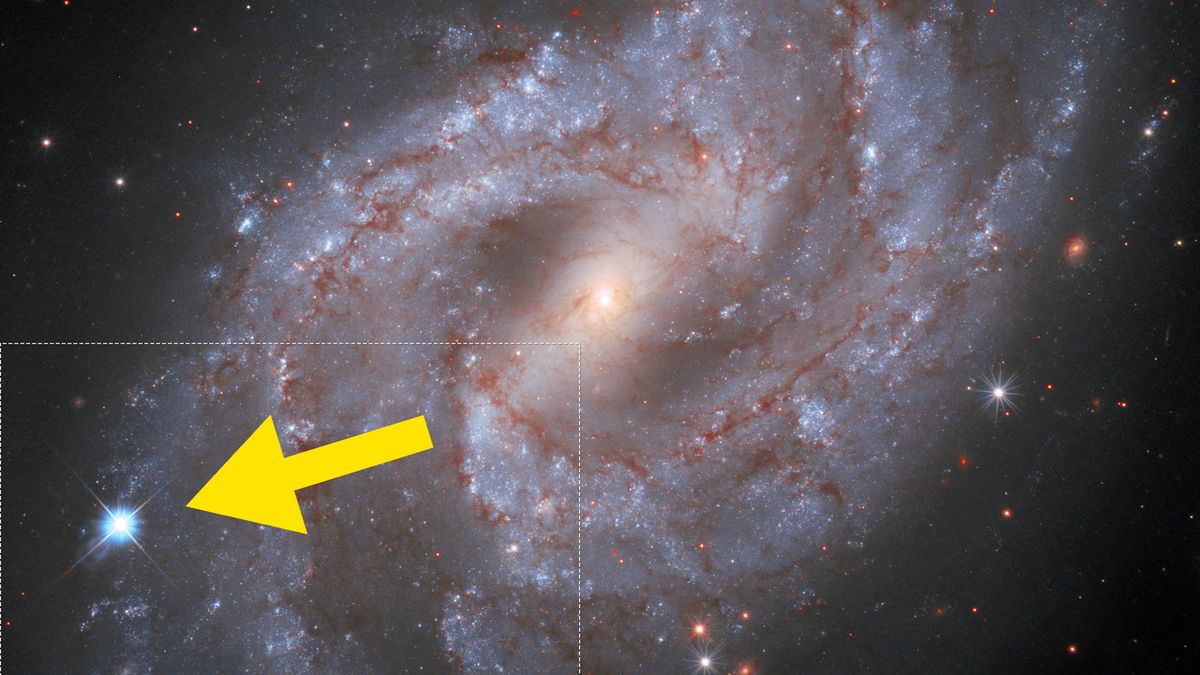 Teleskop Hubble’a ujął supernową jaśniejszą niż wszystkie gwiazdy w galaktyce 1
