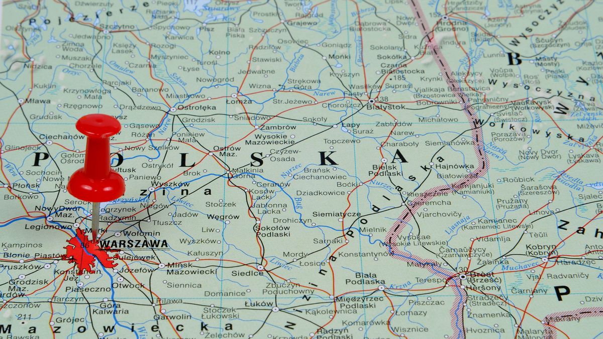 Mapa Polski 