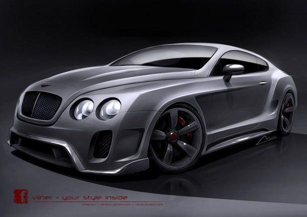 Bentley Continental GT z zadziornym pakietem od Vilnera [wideo]