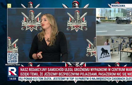 Wypadek auta Republiki. Zderzenie z pojazdem niemieckiej dyplomacji