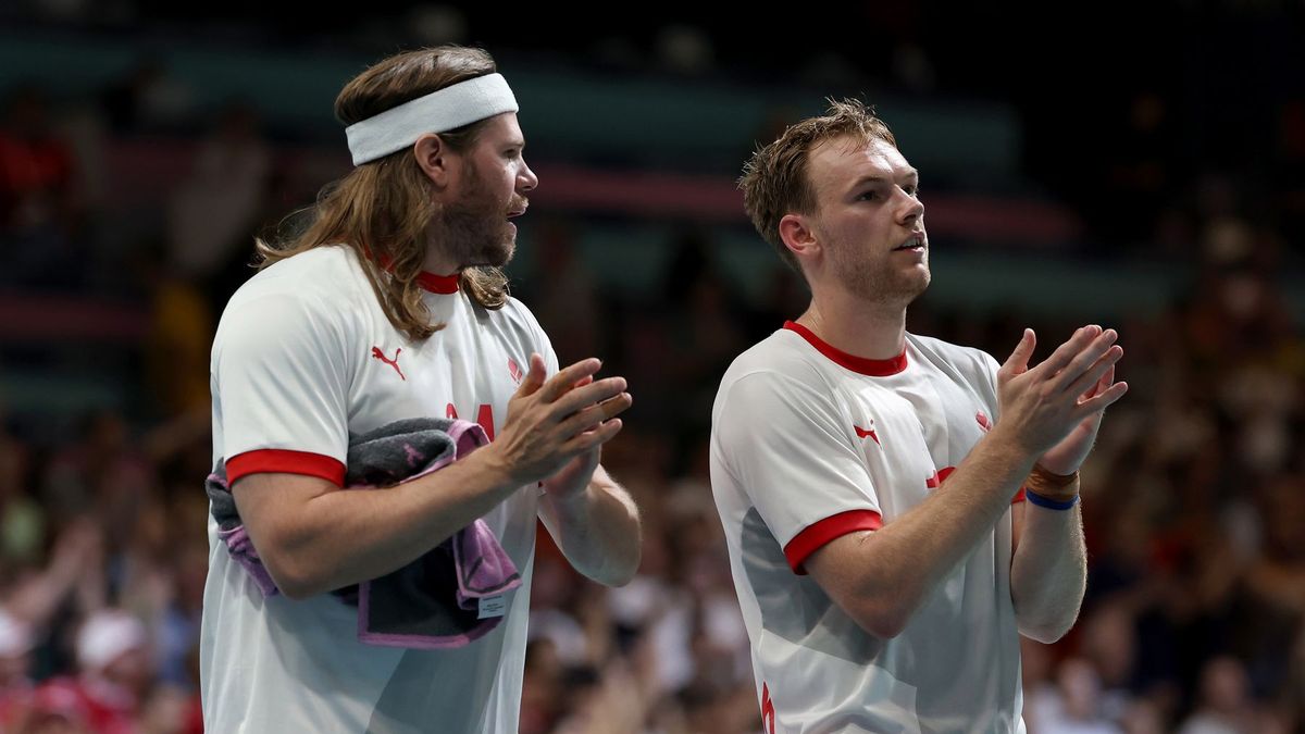 Getty Images / Lars Baron / Na zdjęciu: Mikkel Hansen i Mathias Gidsel