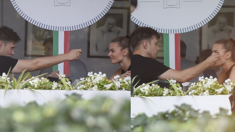Michał Mikołajczak i Julia Suryś idą na lunch w przerwie treningu do "Tańca z gwiazdami"