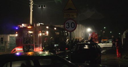 Gróźny pożar warsztatu