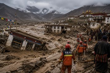 Katastrofalna powódź na granicy Nepalu i Tybetu. Bilans ofiar przekroczył 1270 osób