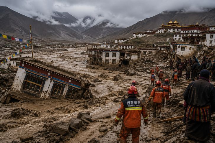Katastrofalna powódź na granicy Nepalu i Tybetu. Bilans ofiar przekroczył 1270 osób
