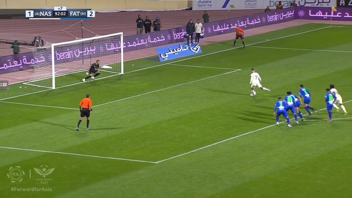 Twitter / Twitter/SPL / Zdjęcie: Gol Cristiano Ronaldo z karnego