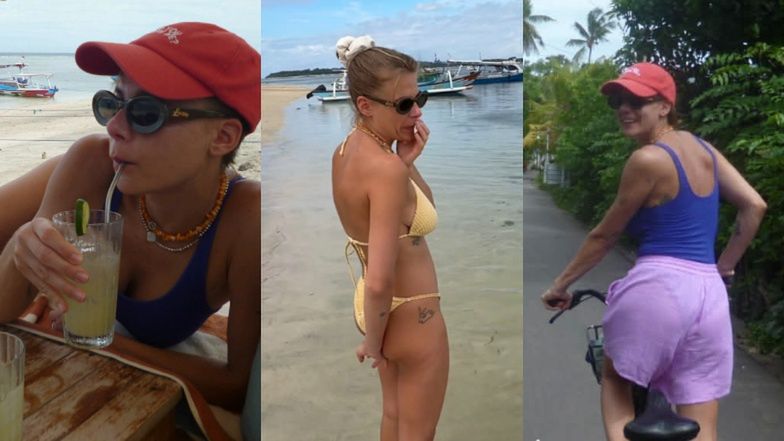 Marta Wierzbicka na wakacjach w Indonezji