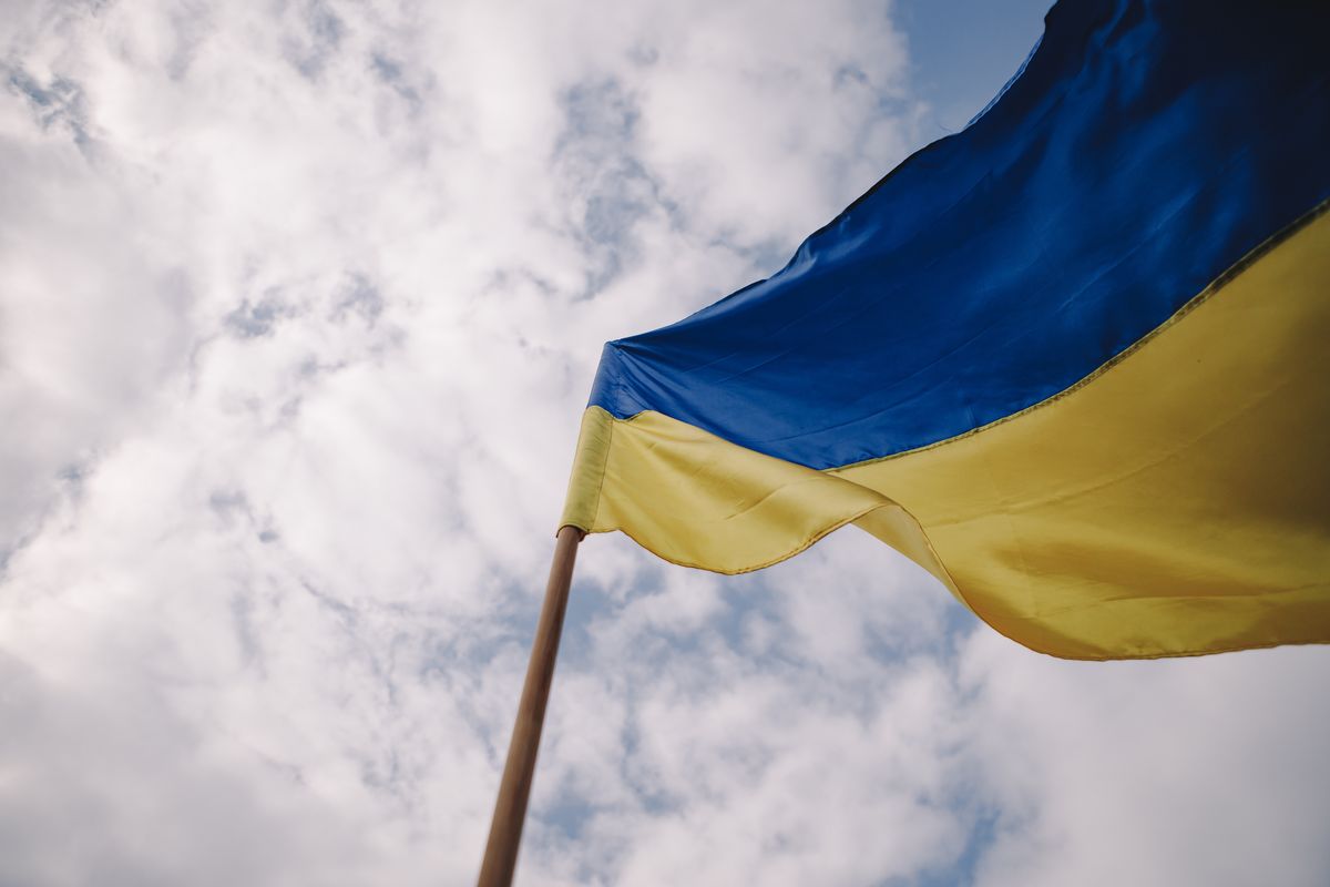 Український прапор (Photo by Valentyna Polishchuk/Global Images Ukraine via Getty Images)