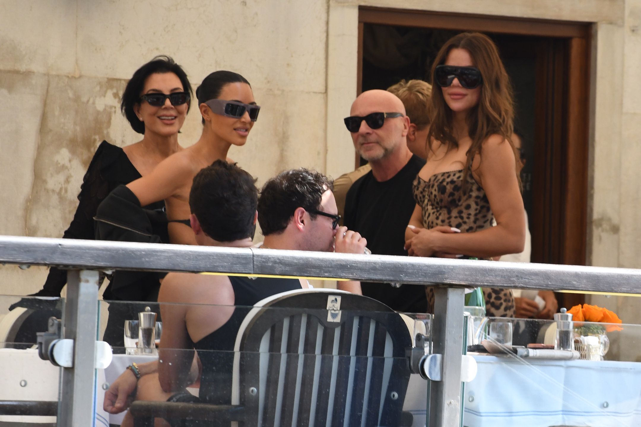 Kris Jenner, Kim Kardashian, Orlando Bloom, Domenico Dolce
